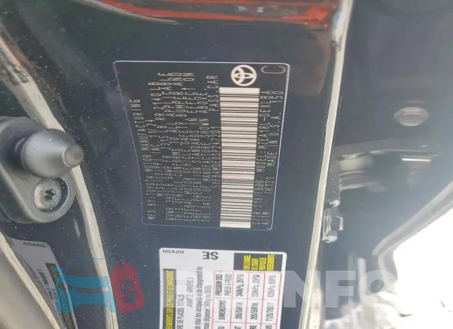 5YFB4MDE0SP247201 Photo# 12
