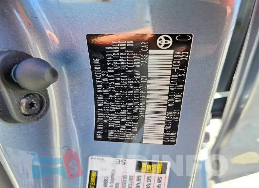 5YFB4MDE3PP075124 Photo# 12
