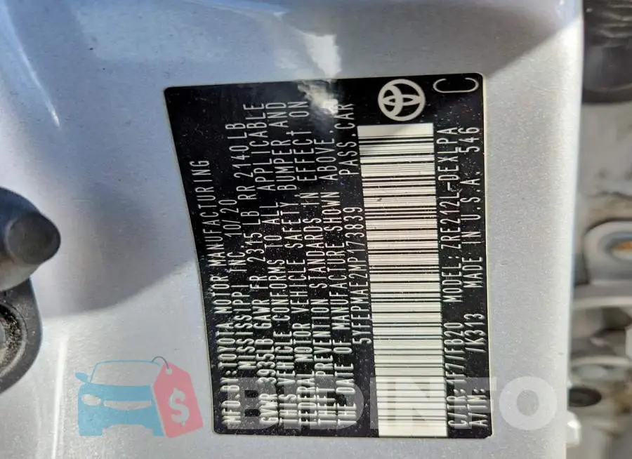 5YFEPMAE2MP173839 Photo# 12