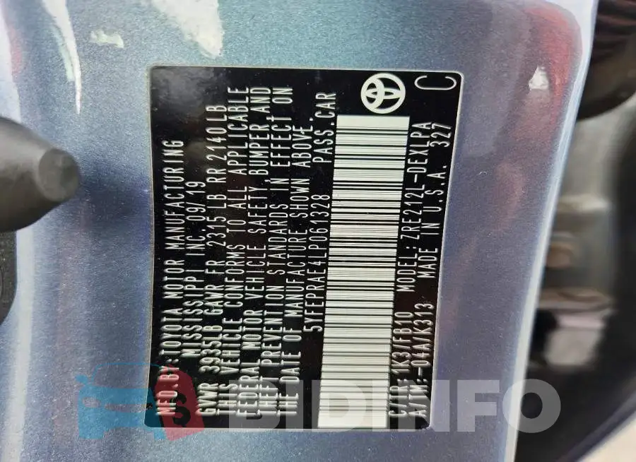 5YFEPRAE4LP061328 Photo# 12
