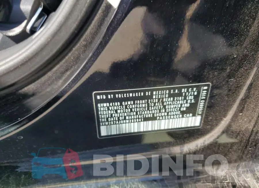 3VW2B7AJ0HM289941 Photo# 12