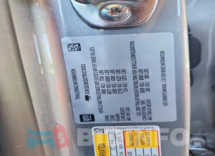 1GKS2GKD2TR372021 Photo# 12