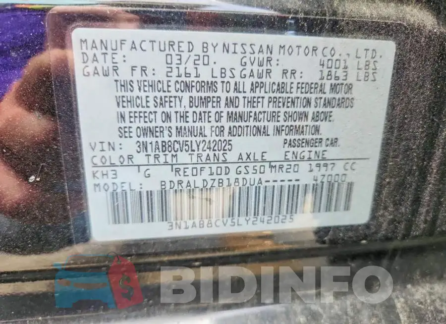 3N1AB8CV5LY242025 Photo# 12