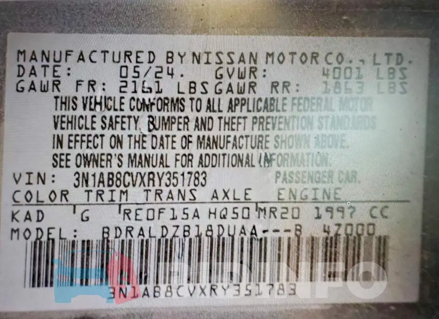 3N1AB8CVXRY351783 Photo# 12