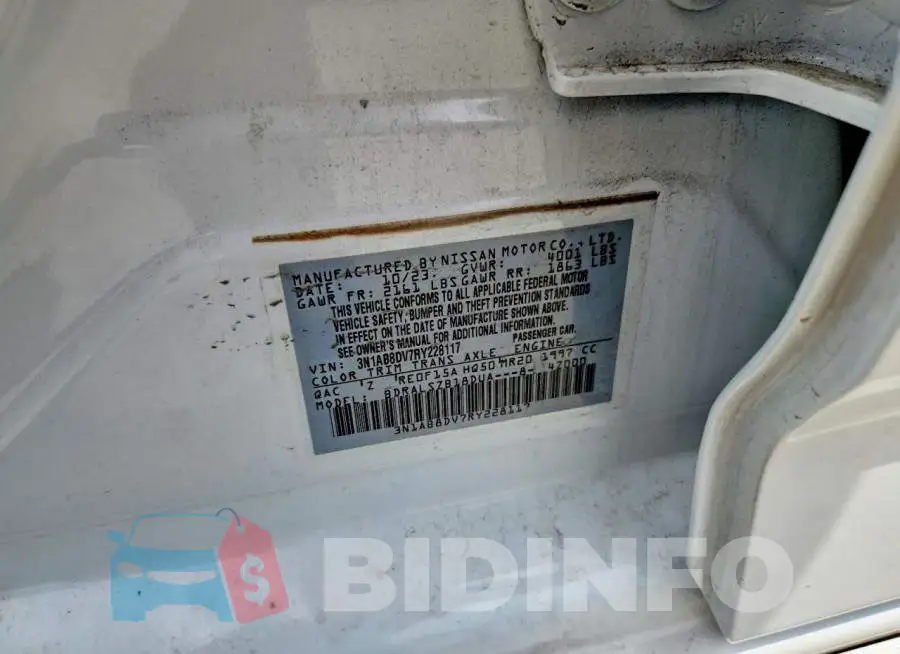 3N1AB8DV7RY228117 Photo# 12