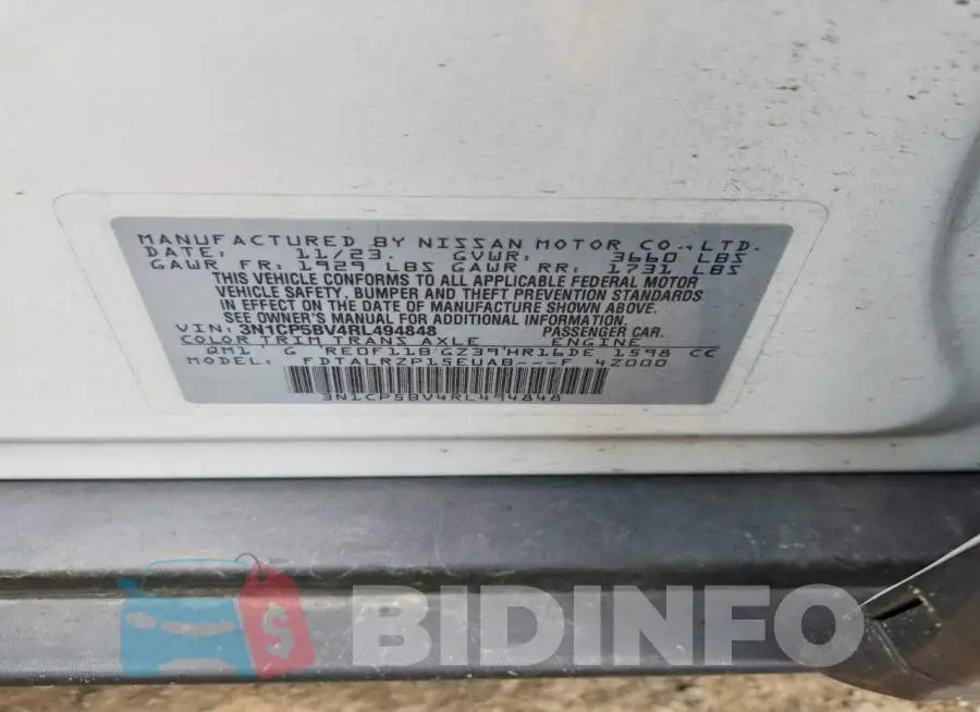 3N1CP5BV4RL494848 Photo# 13