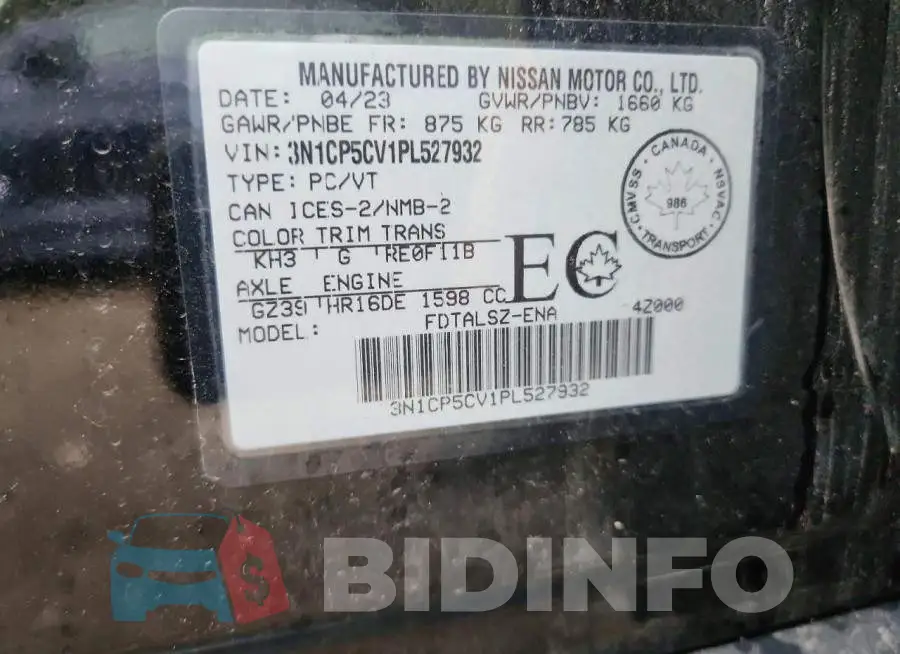 3N1CP5CV1PL527932 Photo# 13