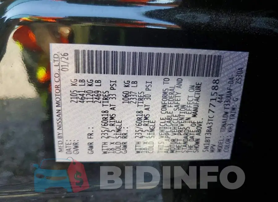 5N1BT3BA3TC771588 Photo# 13