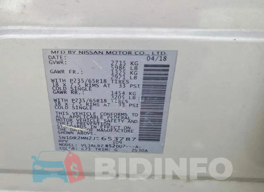 5N1DR2MN2JC653787 Photo# 14