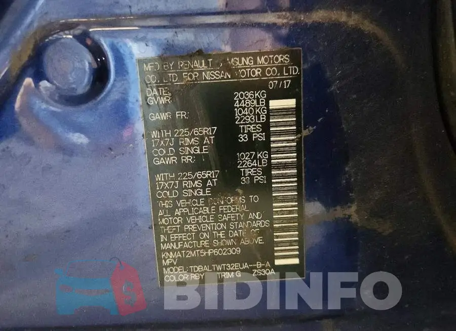 KNMAT2MT5HP602309 Photo# 13
