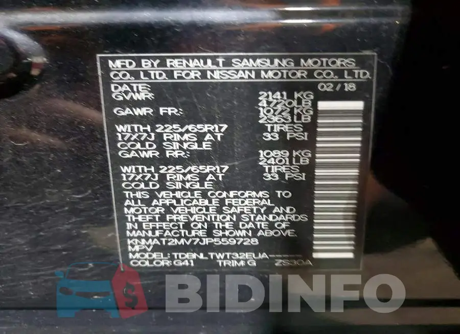 KNMAT2MV7JP559728 Photo# 13