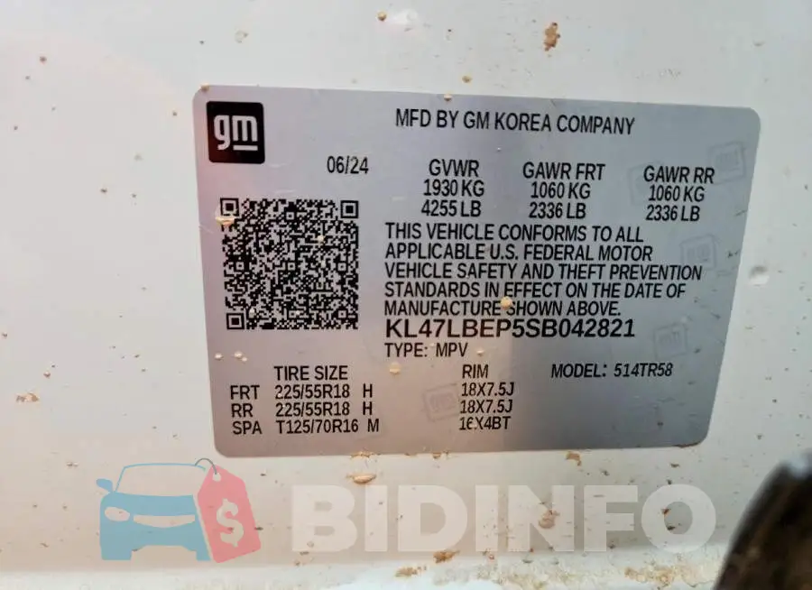 KL47LBEP5SB042821 Photo# 13