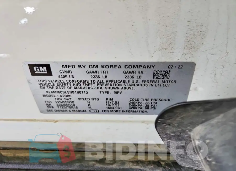 KL4MMCSL5NB100115 Photo# 13