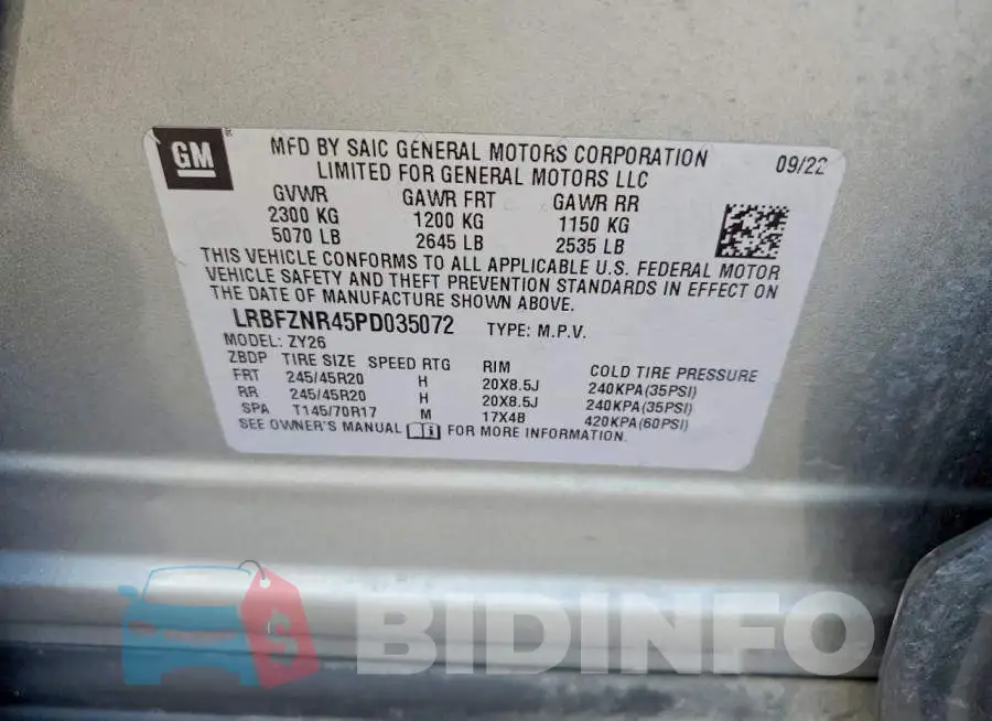 LRBFZNR45PD035072 Photo# 13