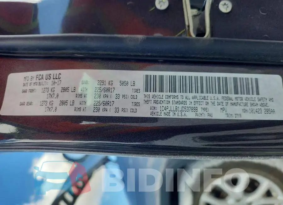 1C4PJLLB1JD537898 Photo# 12