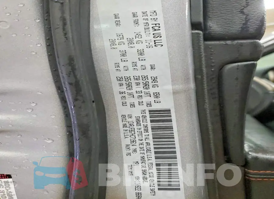 1C4RJFBG7HC719614 Photo# 13