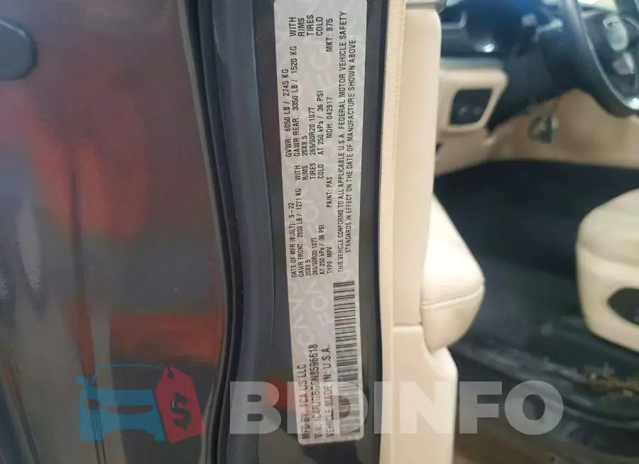 1C4RJGBG6N8596618 Photo# 13
