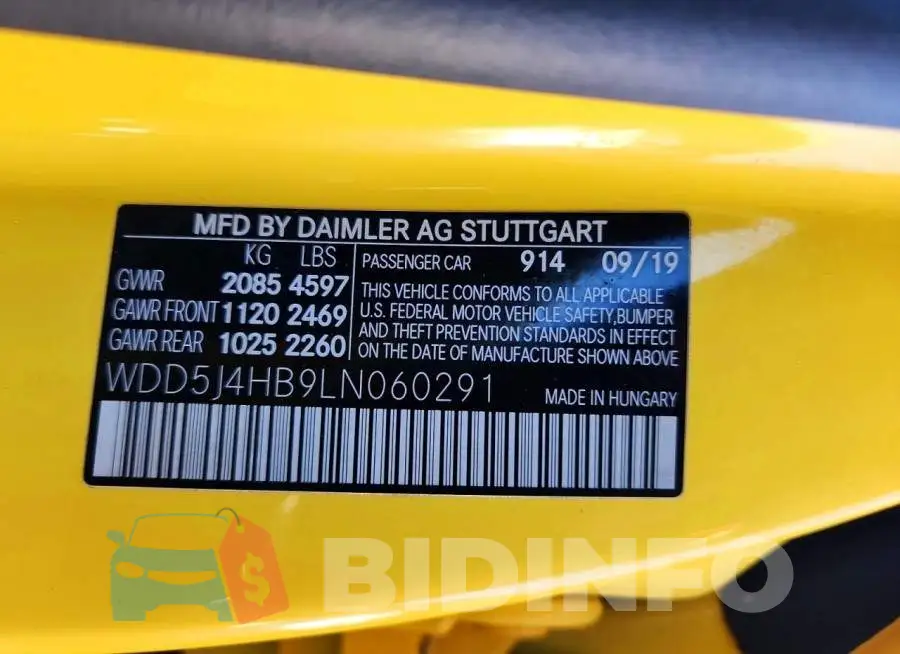 WDD5J4HB9LN060291 Photo# 13