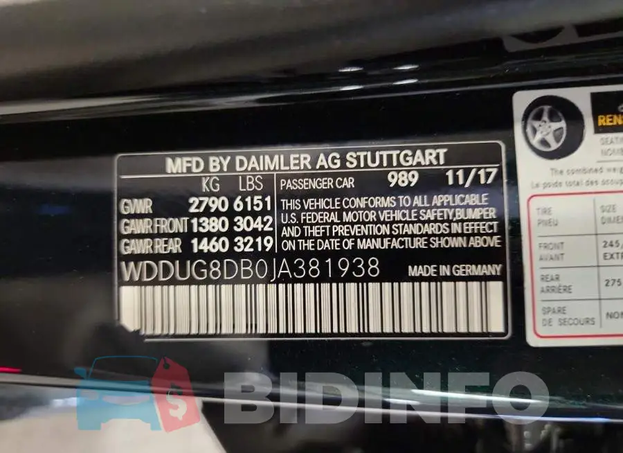 WDDUG8DB0JA381938 Photo# 12