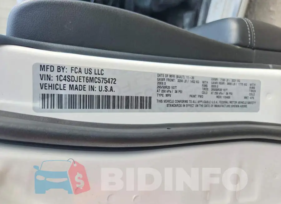 1C4SDJET6MC575472 Photo# 14