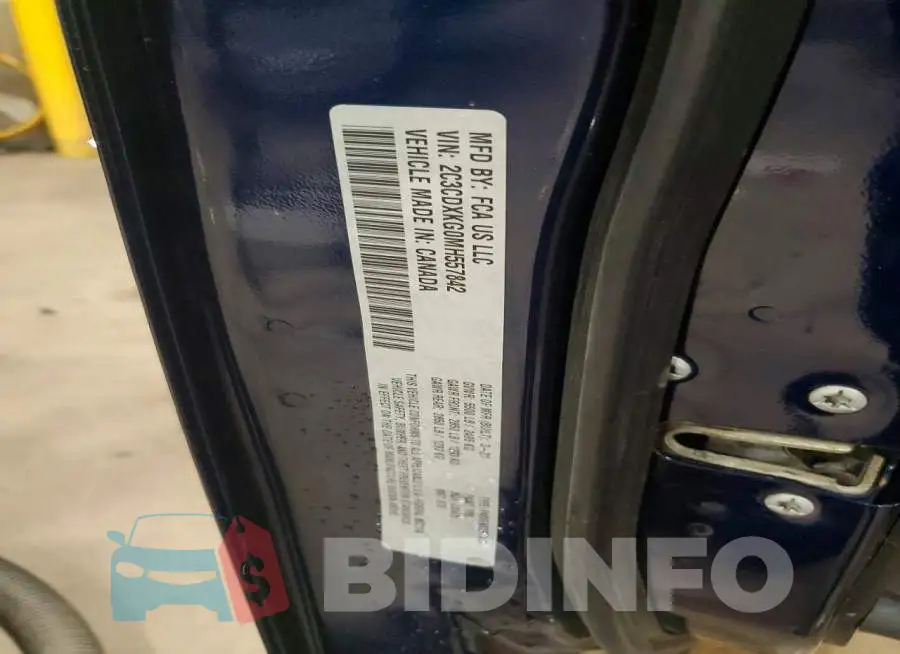 2C3CDXKG0MH557842 Photo# 13