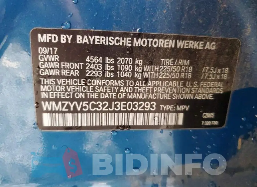 WMZYV5C32J3E03293 Photo# 12