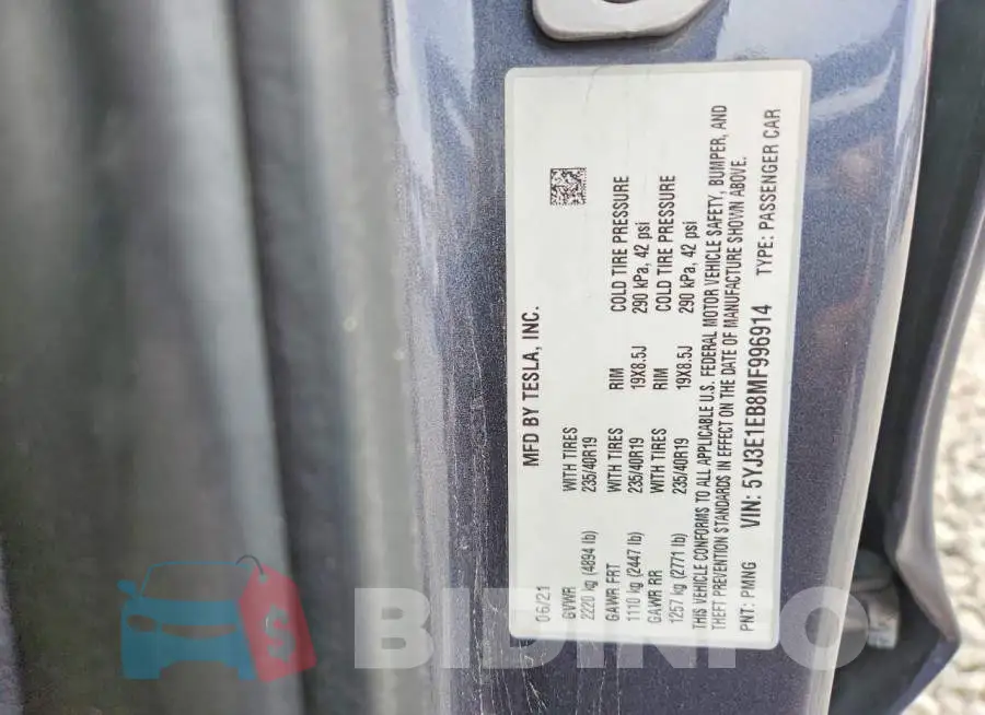 5YJ3E1EB8MF996914 Photo# 12