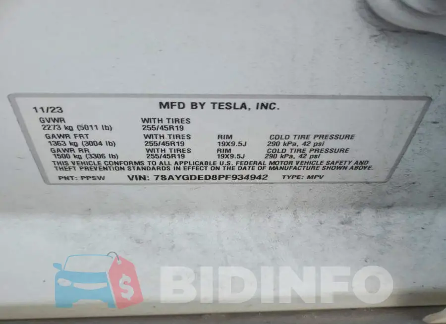 7SAYGDED8PF934942 Photo# 12