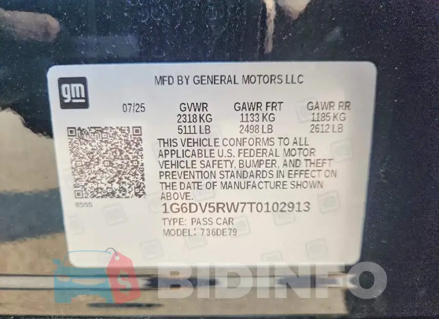1G6DV5RW7T0102913 Photo# 12