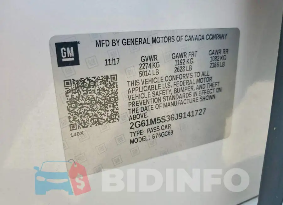 2G61M5S36J9141727 Photo# 13