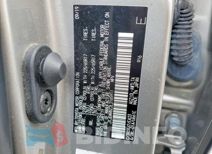 JTJDARBZ2L2165911 Photo# 14