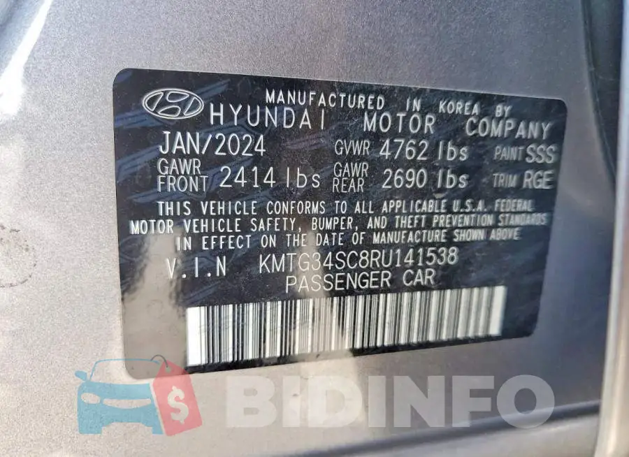 KMTG34SC8RU141538 Photo# 12