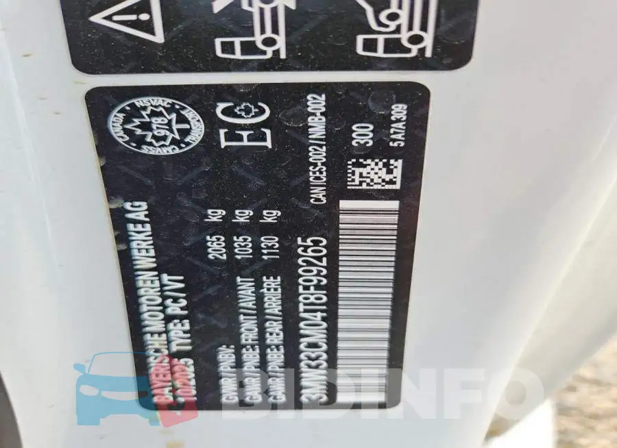 3MW33CM04T8F99265 Photo# 13
