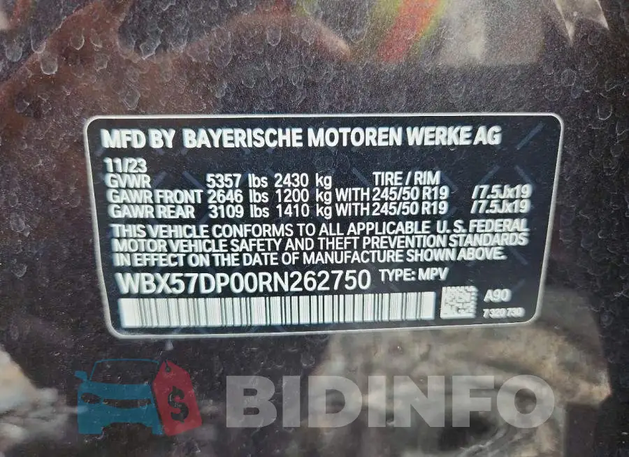 WBX57DP00RN262750 Photo# 12
