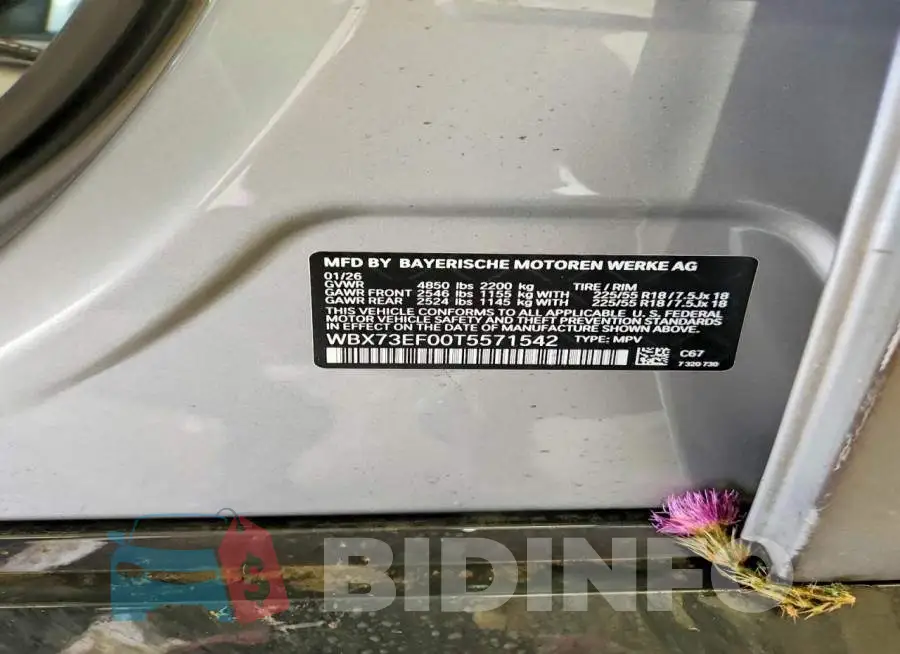 WBX73EF00T5571542 Photo# 13