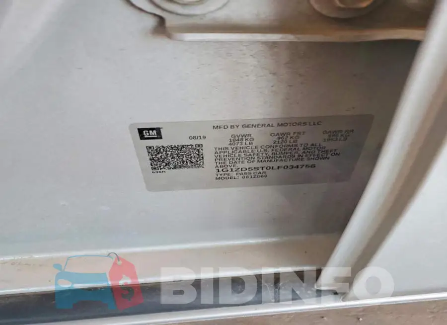 1G1ZD5ST0LF034756 Photo# 12
