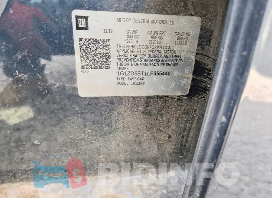 1G1ZD5ST1LF055440 Photo# 12
