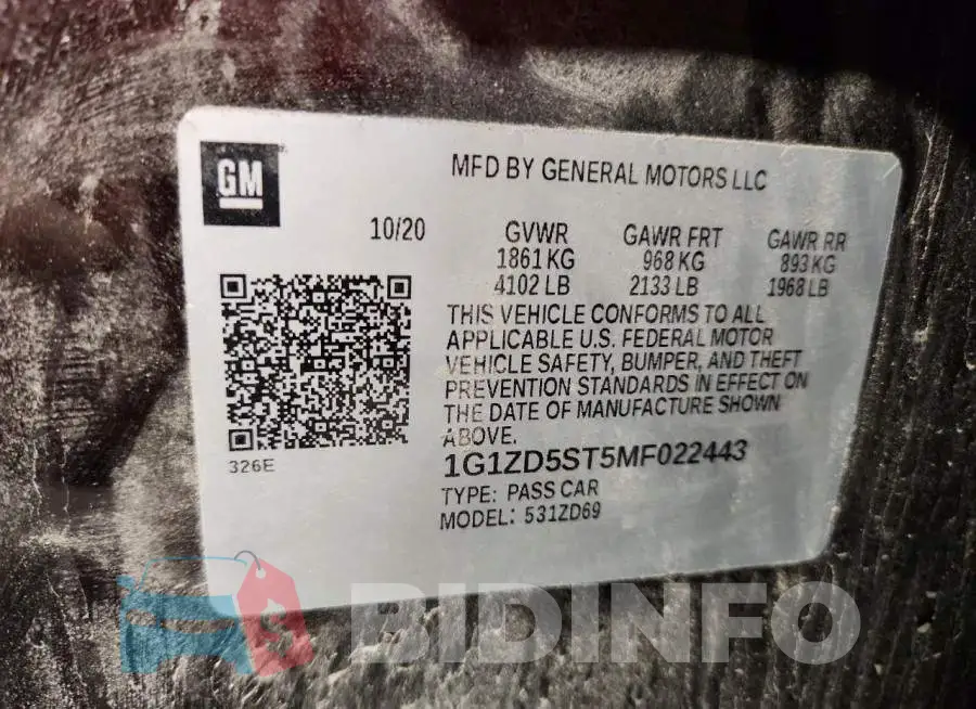 1G1ZD5ST5MF022443 Photo# 12