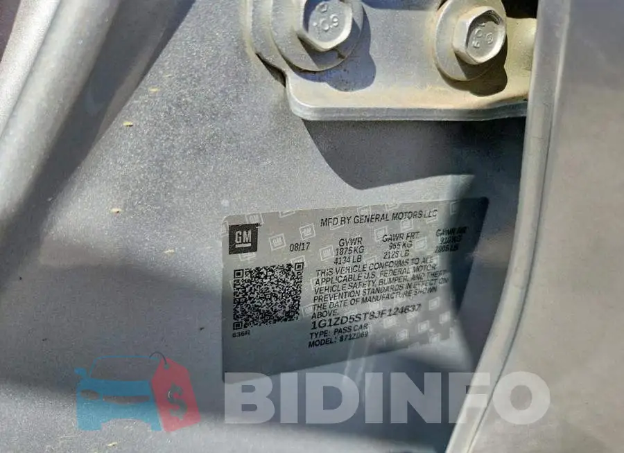 1G1ZD5ST8JF124637 Photo# 12
