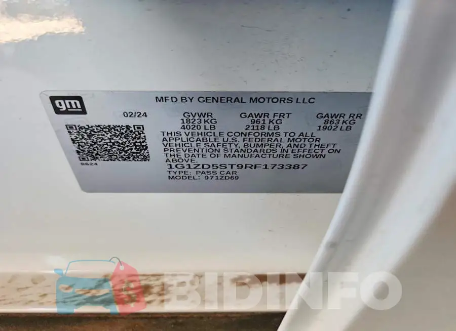 1G1ZD5ST9RF173387 Photo# 12