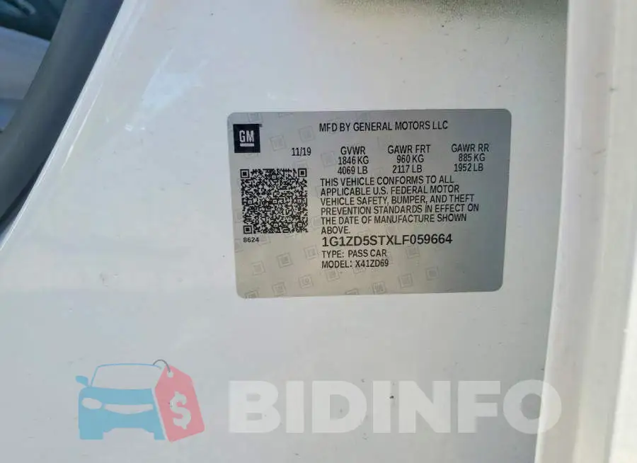 1G1ZD5STXLF059664 Photo# 12