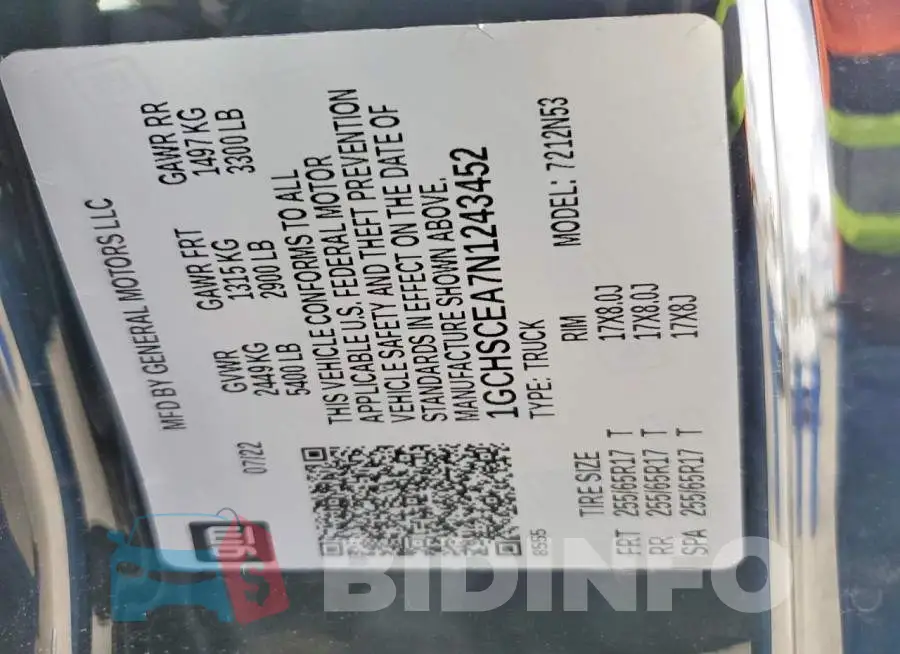 1GCHSCEA7N1243452 Photo# 13