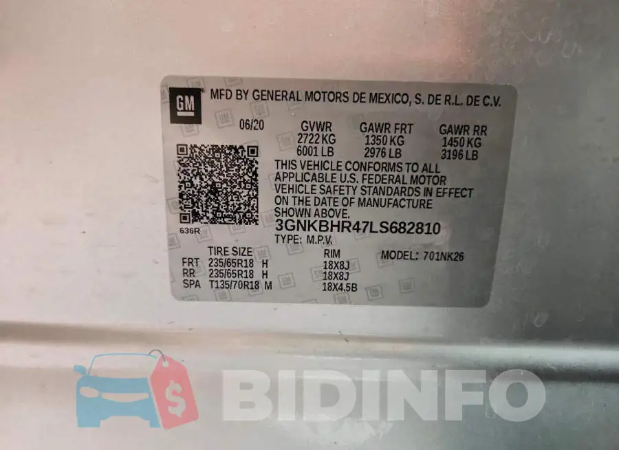 3GNKBHR47LS682810 Photo# 13