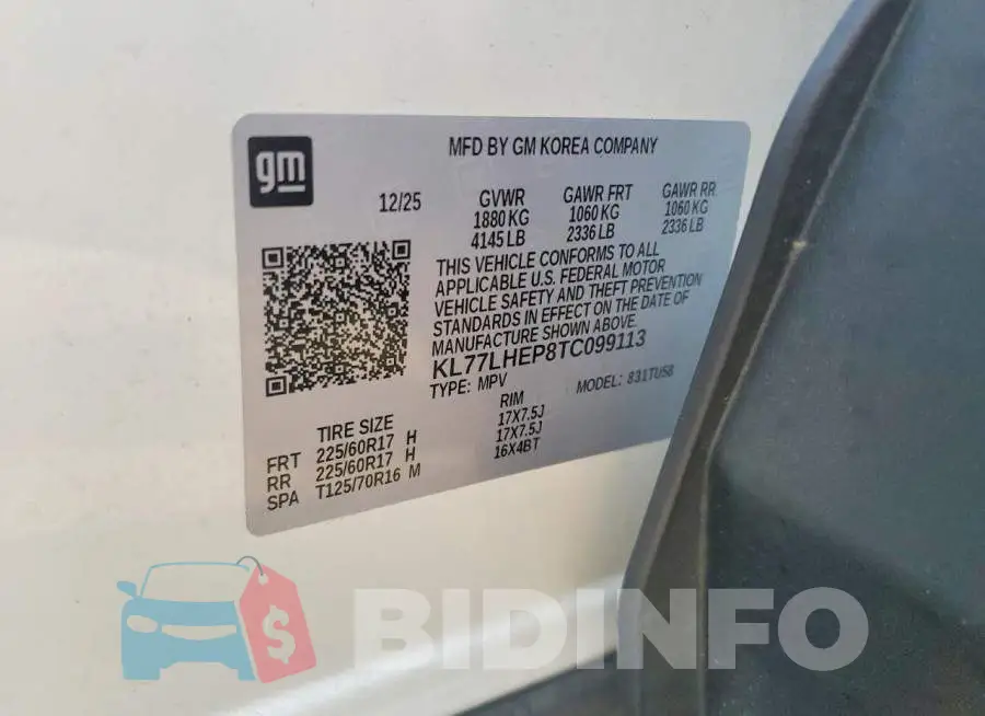KL77LHEP8TC099113 Photo# 13