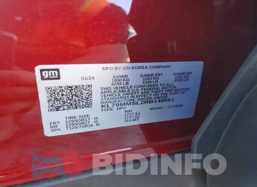 KL79MMSL2RB148661 Photo# 12