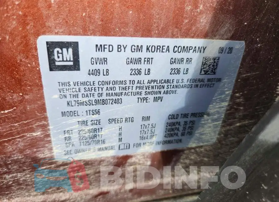 KL79MSSL9MB072403 Photo# 14
