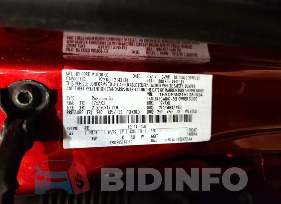 1FADP3N21HL281024 Photo# 12