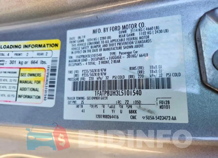 1FATP8UH3L5101540 Photo# 13
