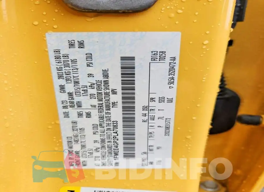 1FMEE4GP2PLA70833 Photo# 12