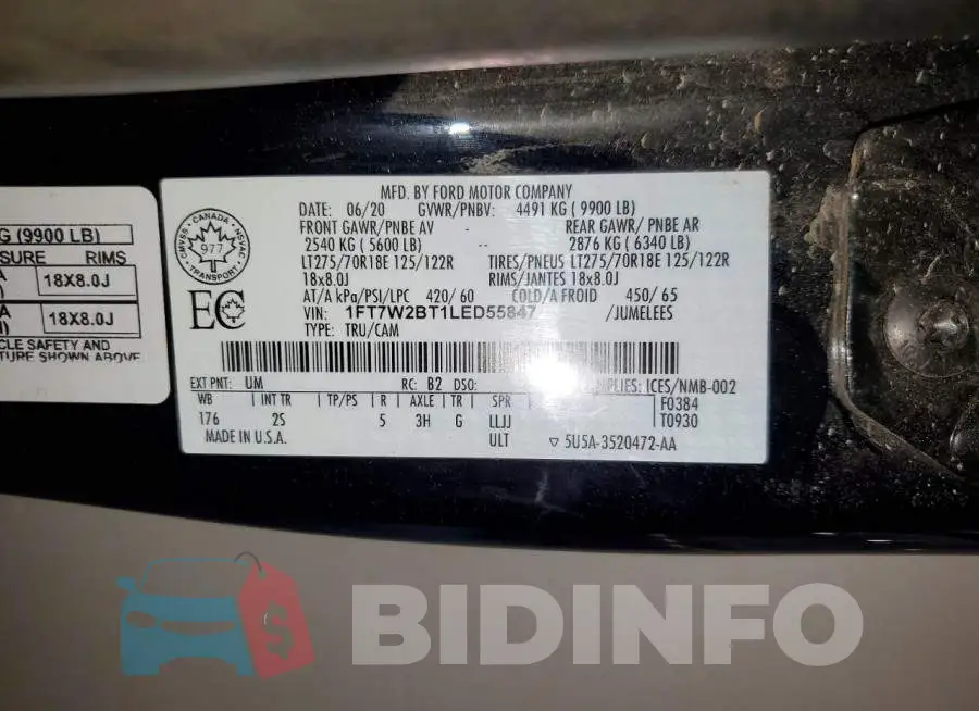 1FT7W2BT1LED55847 Photo# 12